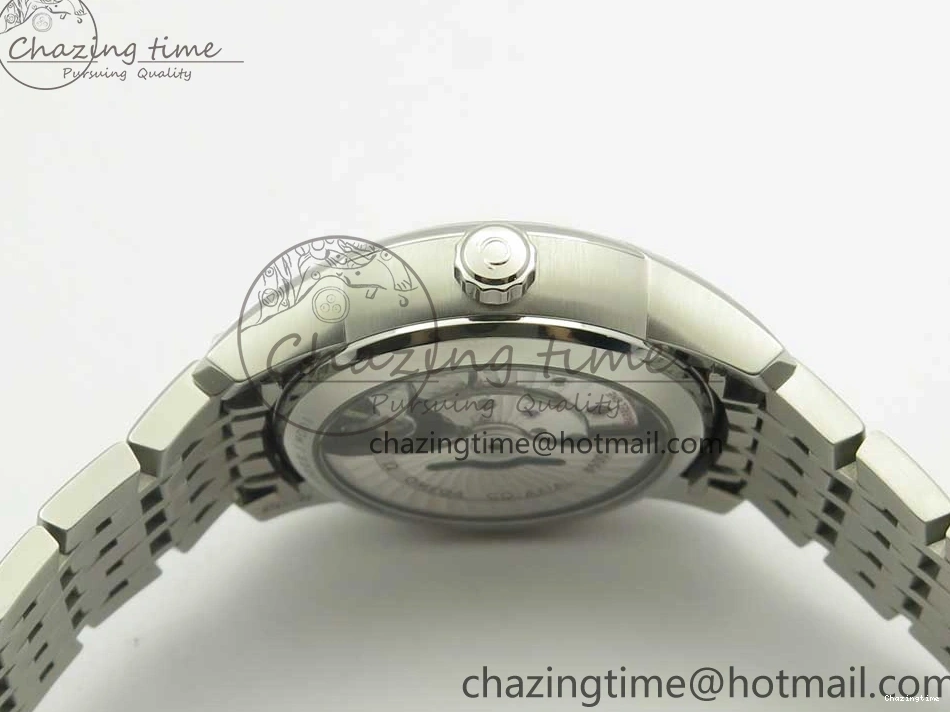 0510 De Ville Hour Vision 41mm SS VSF 1:1 Best Edition White Dial on SS Bracelet A8500 Super Clone Casual 7946